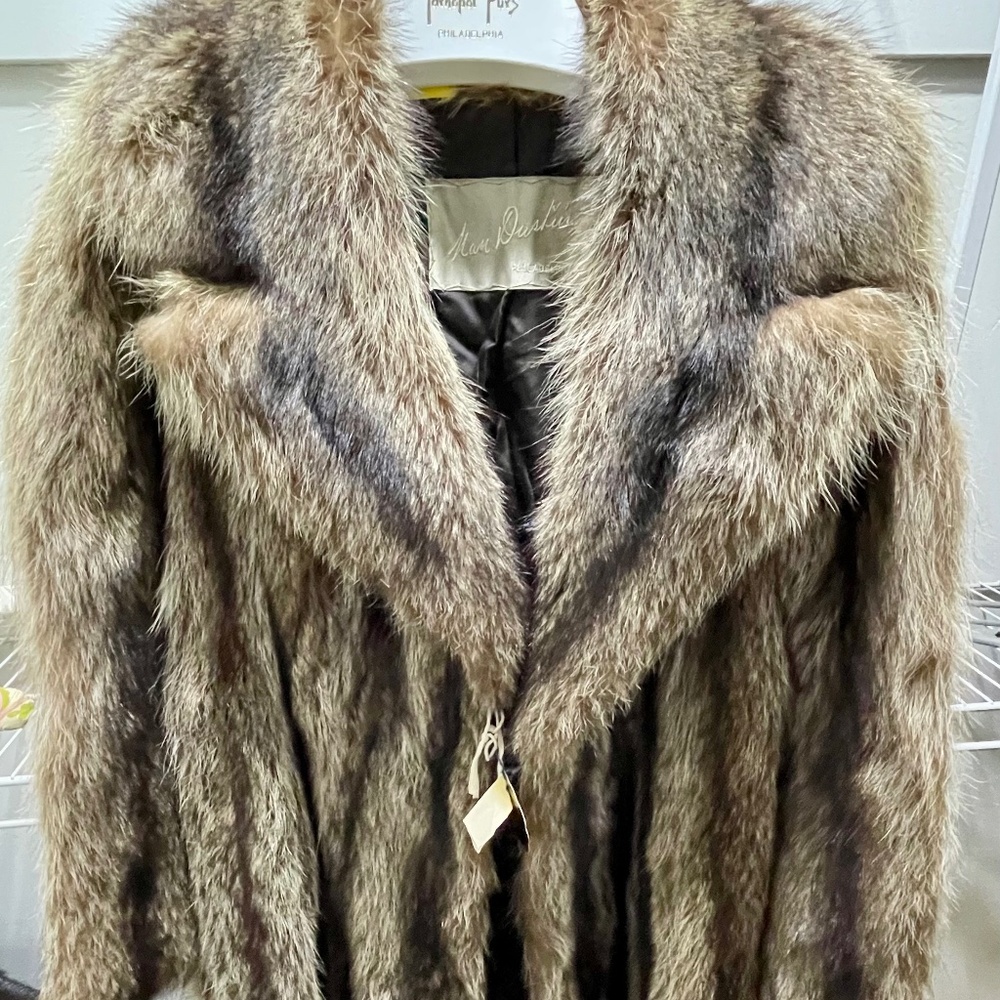 Nan Duskin Vintage Full Length Raccoon Coat